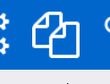 A blue square with white squares and a black textDescription automatically generated with medium confidence