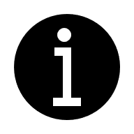 Information with solid fill