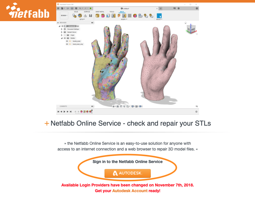 Netfabb login