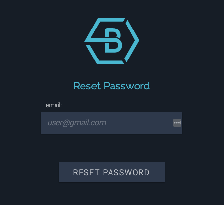 Reset password box