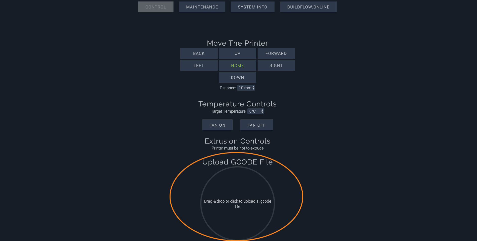 BuildBee GCODE uploader