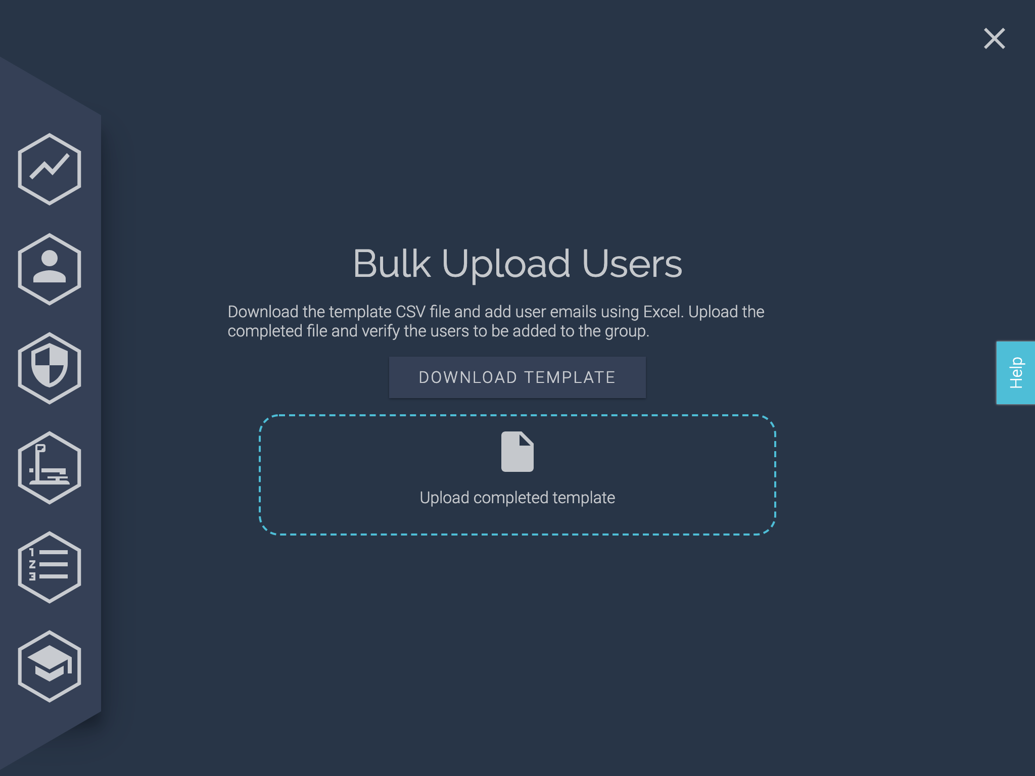 bulk upload page