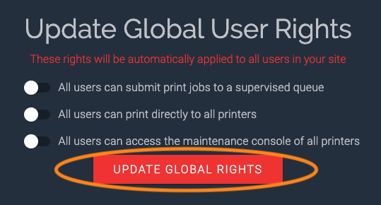 BuildBee update global rights