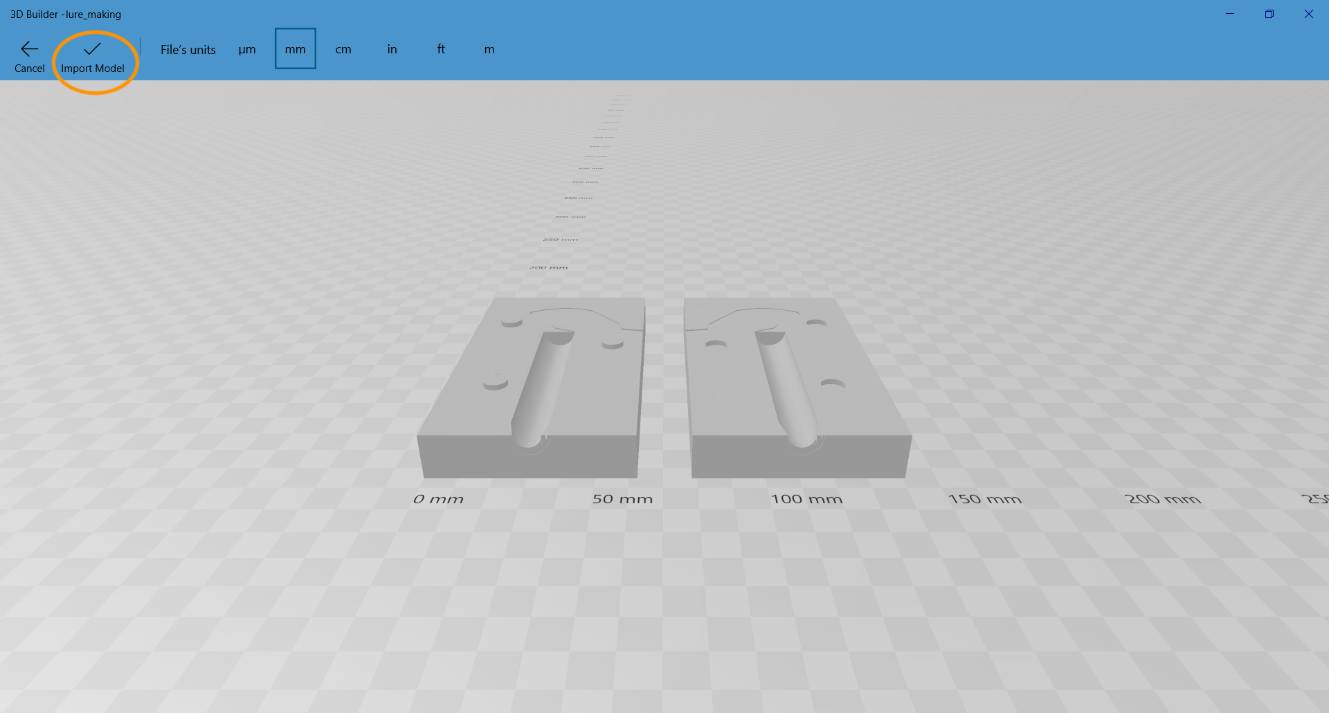 3D Builder import model