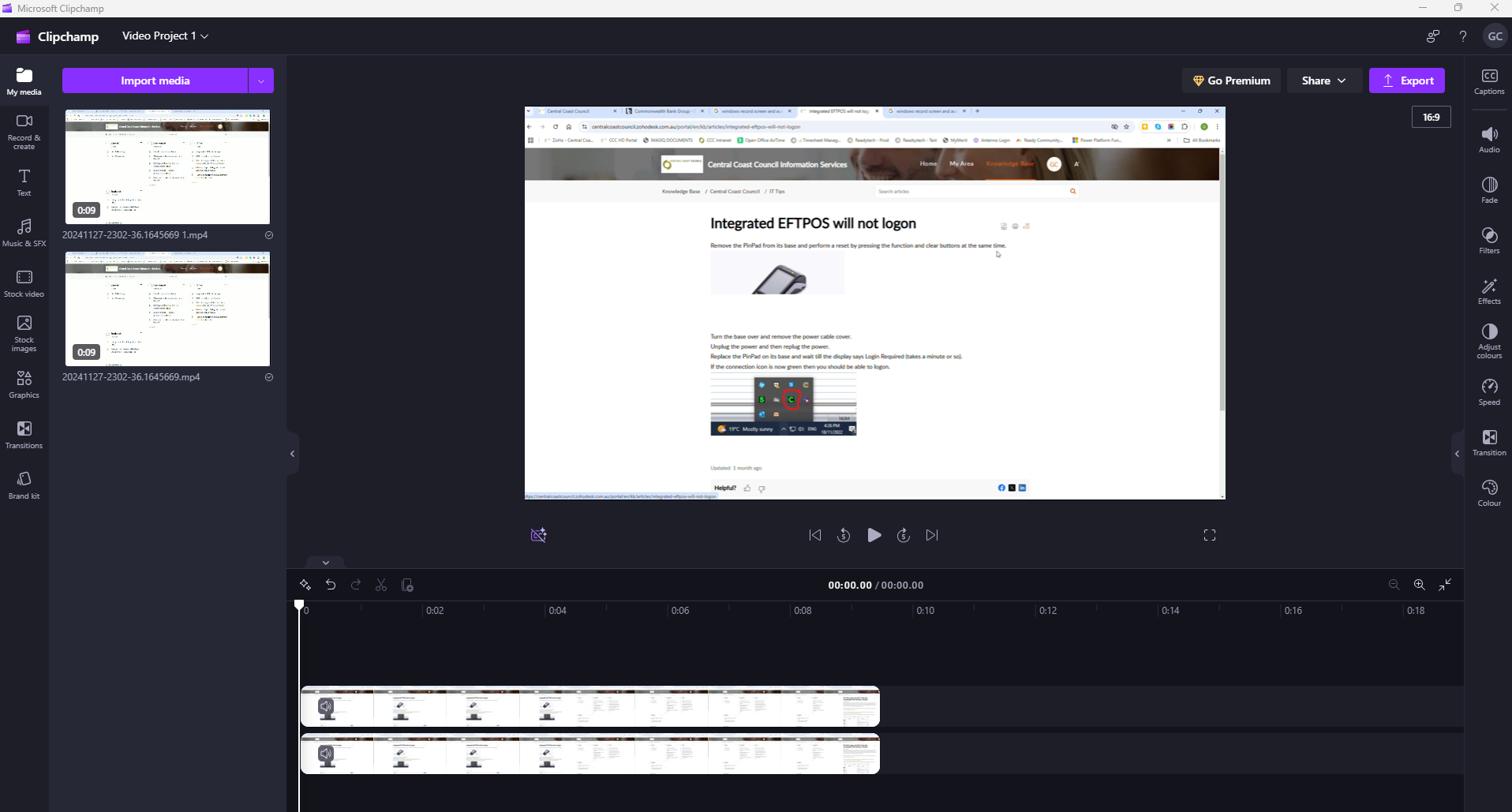 Record your Screen and Audio using Snipping Tool