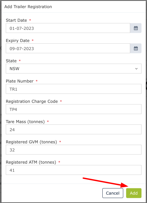 How to add a trailer