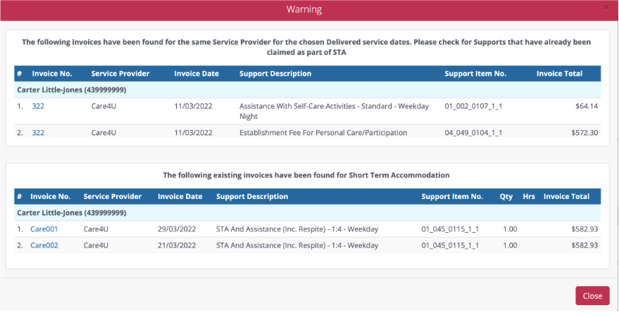 careview-duplicate-invoice-check-setting