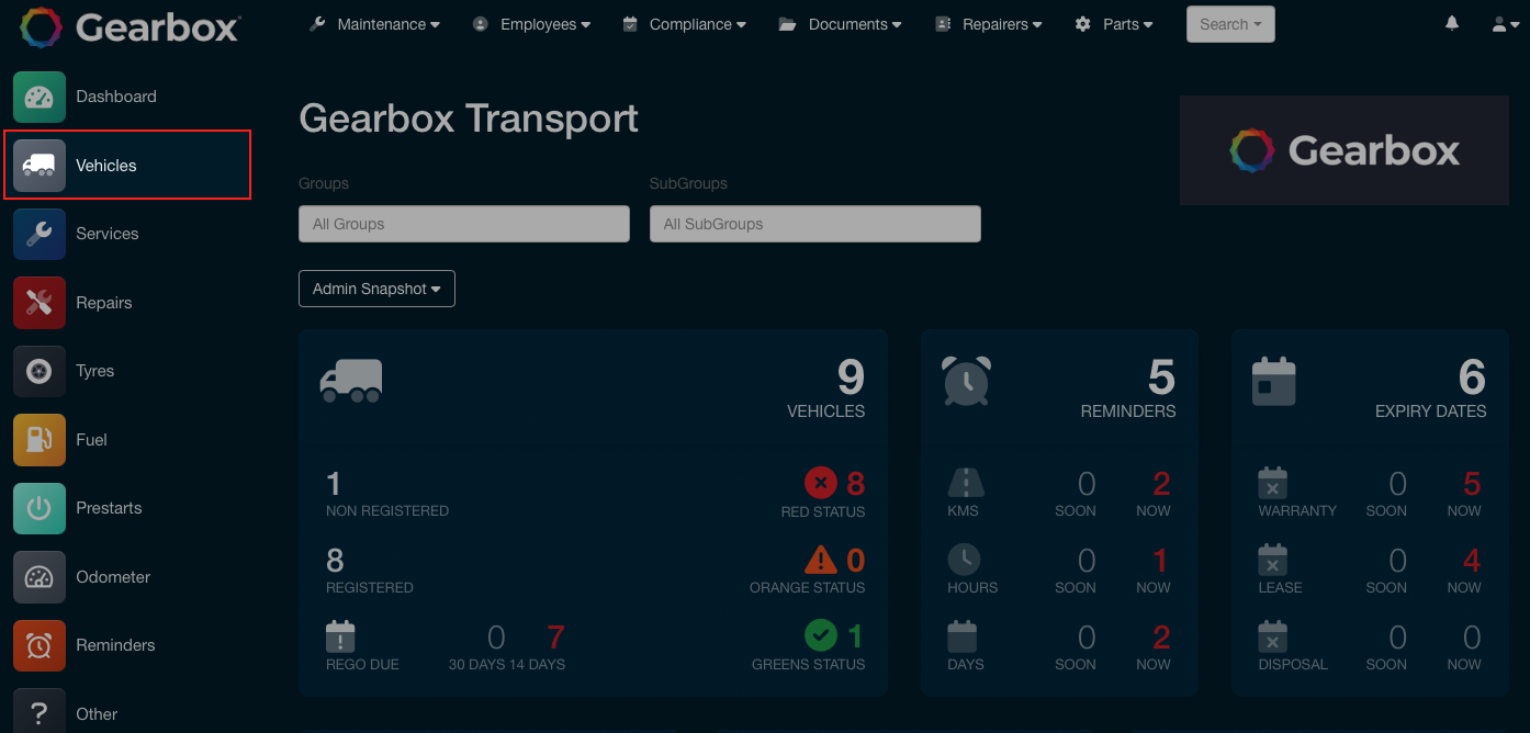 Exporting Data From Gearbox Tables